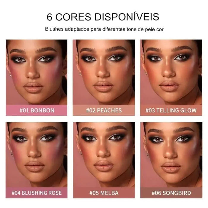 Qibest: Realce sua Beleza com o Blush Cremoso Perfeito!