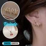 Brinco P4 Disane: Brilhe com Estilo e Sofisticação!