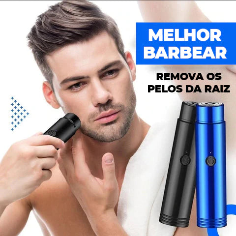 Barber Pro - Mini Barbeador Profissional (Cabelo e Barba)