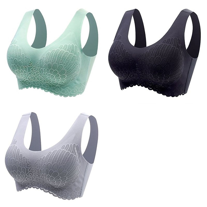 Sutiã Confort Plus -Efeito Silicone 3 UNIDADES