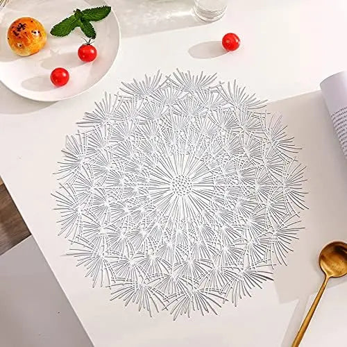 Placemat Americano Luxo: Jantar Estiloso com Supla Lavável em Vinil