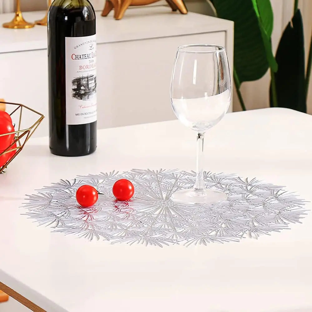 Placemat Americano Luxo: Jantar Estiloso com Supla Lavável em Vinil