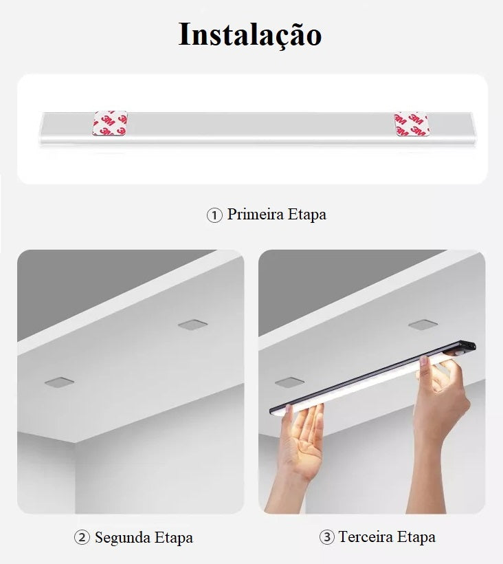 Luminária de Led com Sensor de Presença