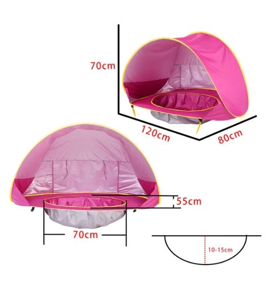 Tenda de Praia para Bebê - Com Proteção UV