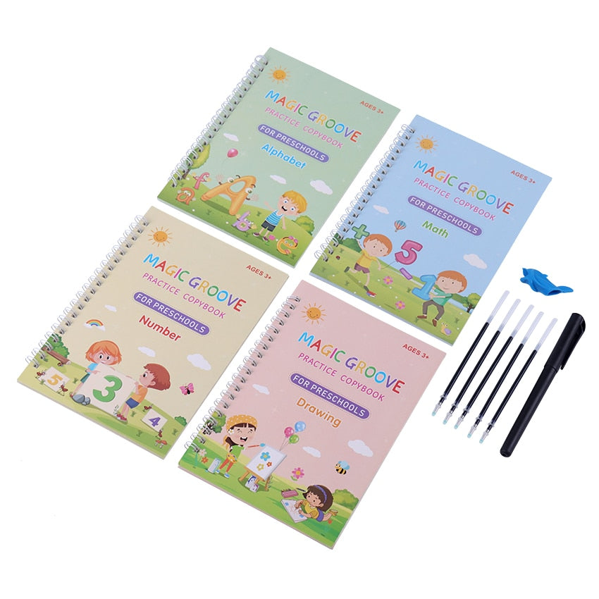 Caderno de Caligrafia Mágico Infantil