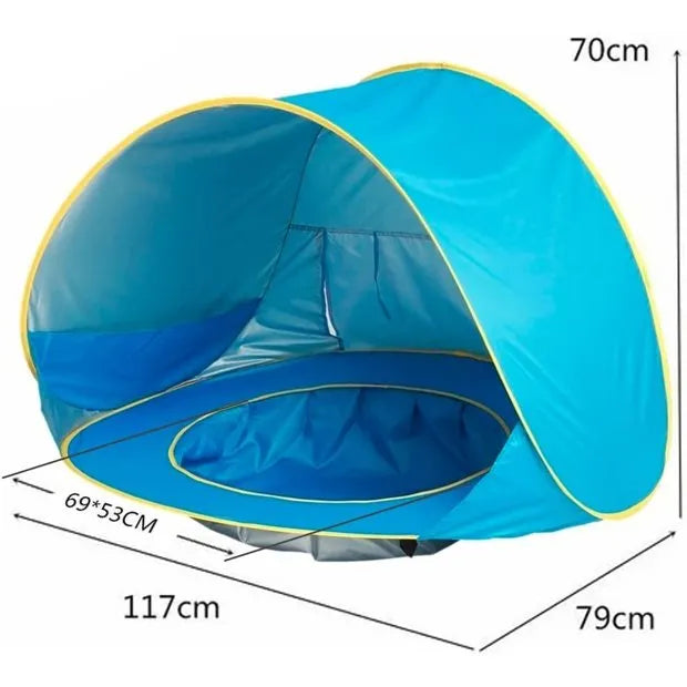 Tenda de Praia para Bebê - Com Proteção UV